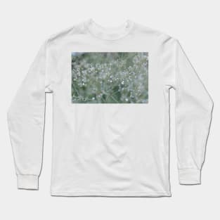 White Baby's Breath flowers in the garden Long Sleeve T-Shirt